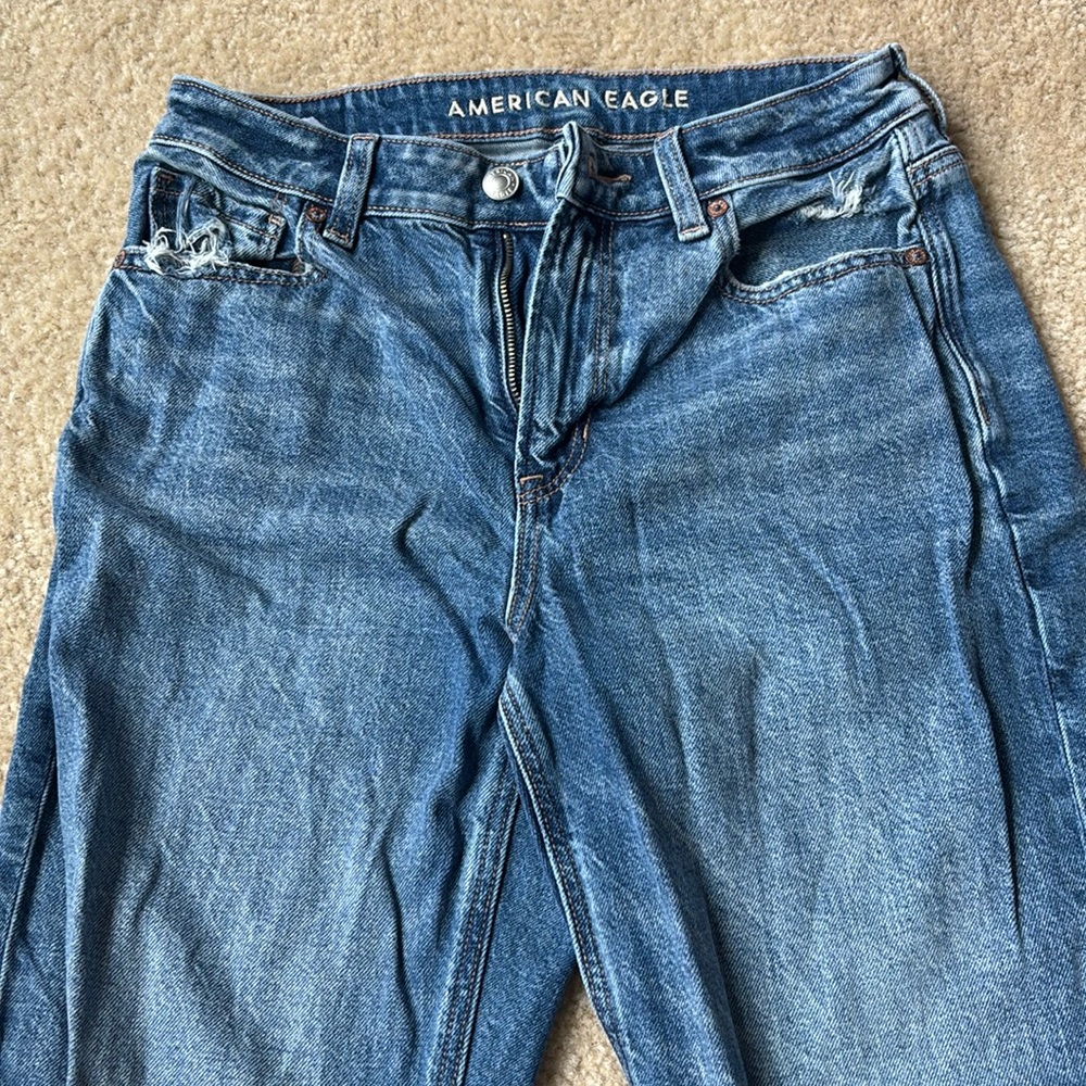 American Eagle Outfitters High Rise Blue Jeans